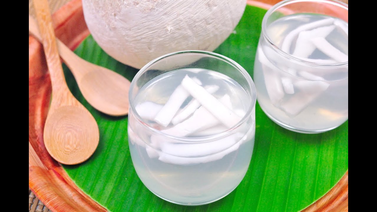 Young Coconut Jelly (Thai Dessert) - Wun MaProaw On (วุ้นมะพร้าวอ่อน)