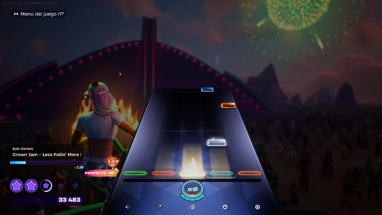 Fortnite Festival - Crown Jam - Less Fallin' More Ballin' by Epic Games - on bass