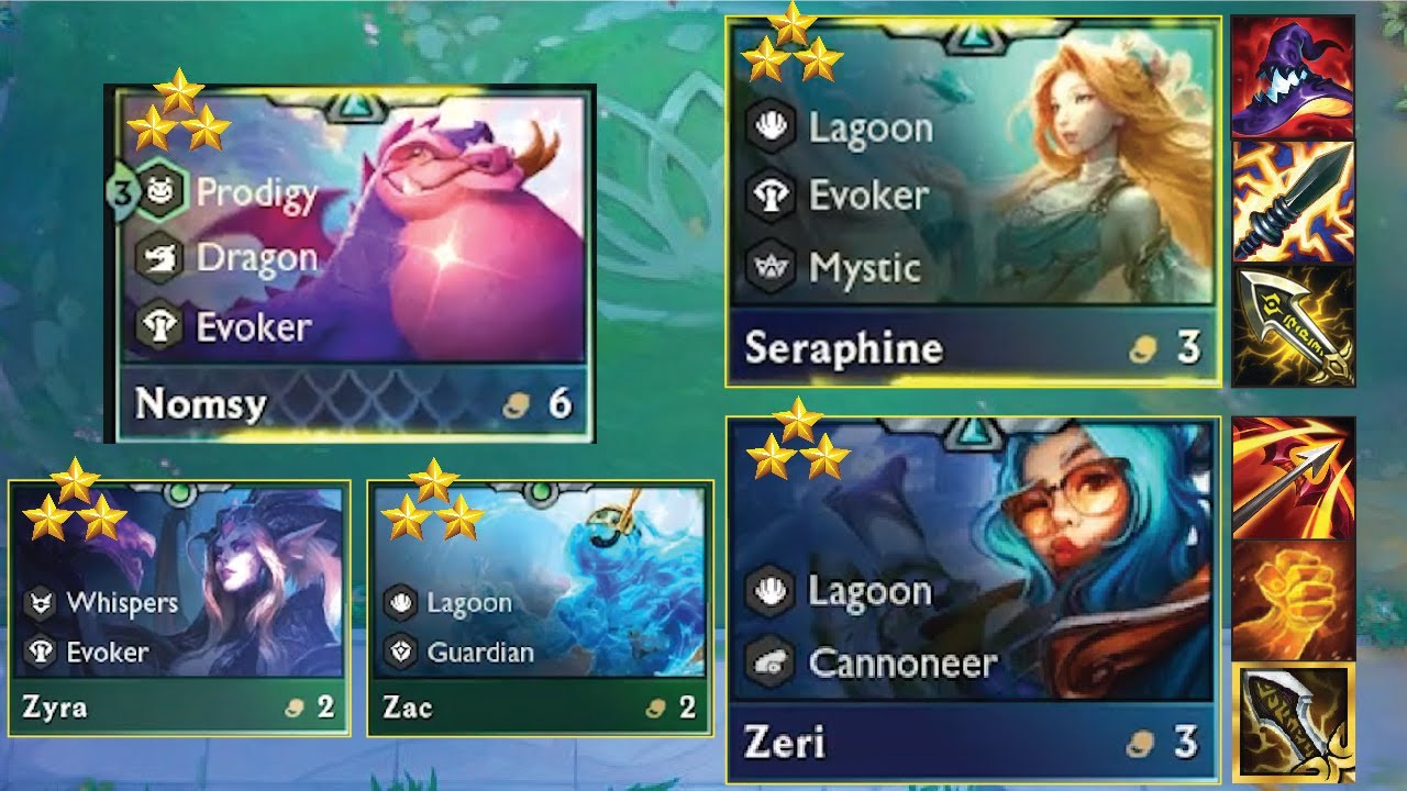 Reroll Zeri+Seraphine is too much fun! | Full 3 Star Team! | TFT Set 7.5 PBE