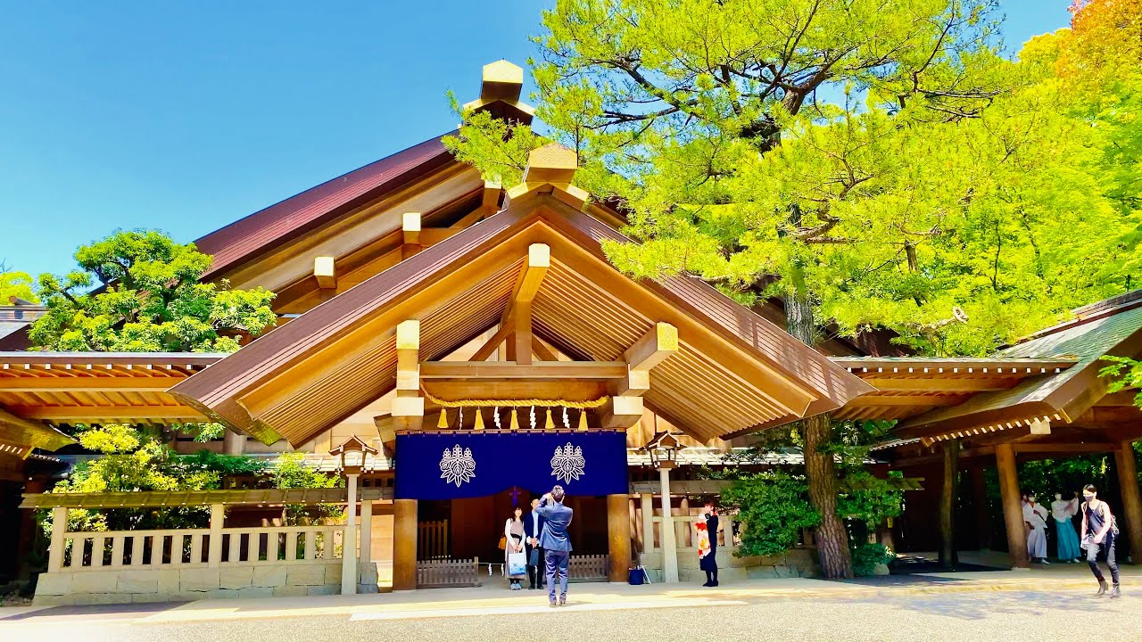 4K Japan Walk - Amazing Shrine in Nagoya (Atsuta Jingu 熱田神宮)
