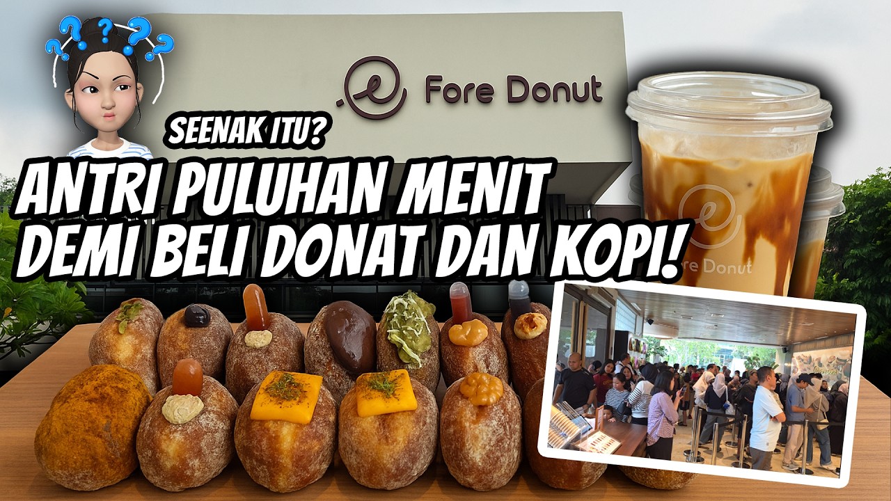ANTRI PANJANG CUMA BUAT DONAT?! Fore Donut di Panglima Polim emang beneran sepadat itu!
