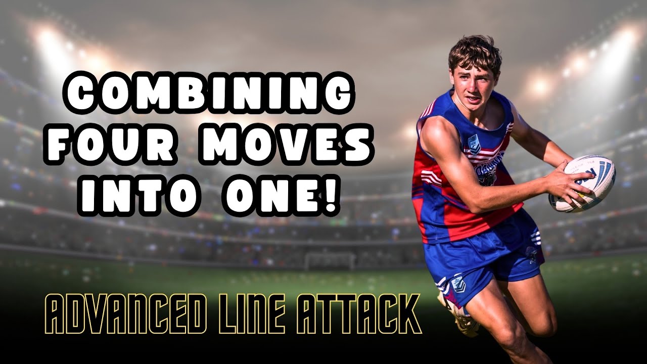 Touch Rugby/Football | Breakdown | Advanced Sweeper Line Attack Move