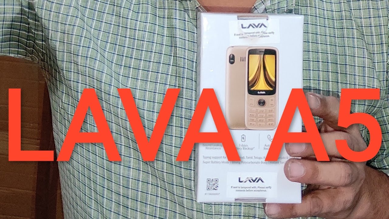 LAVA A5/unboxing review Amazon