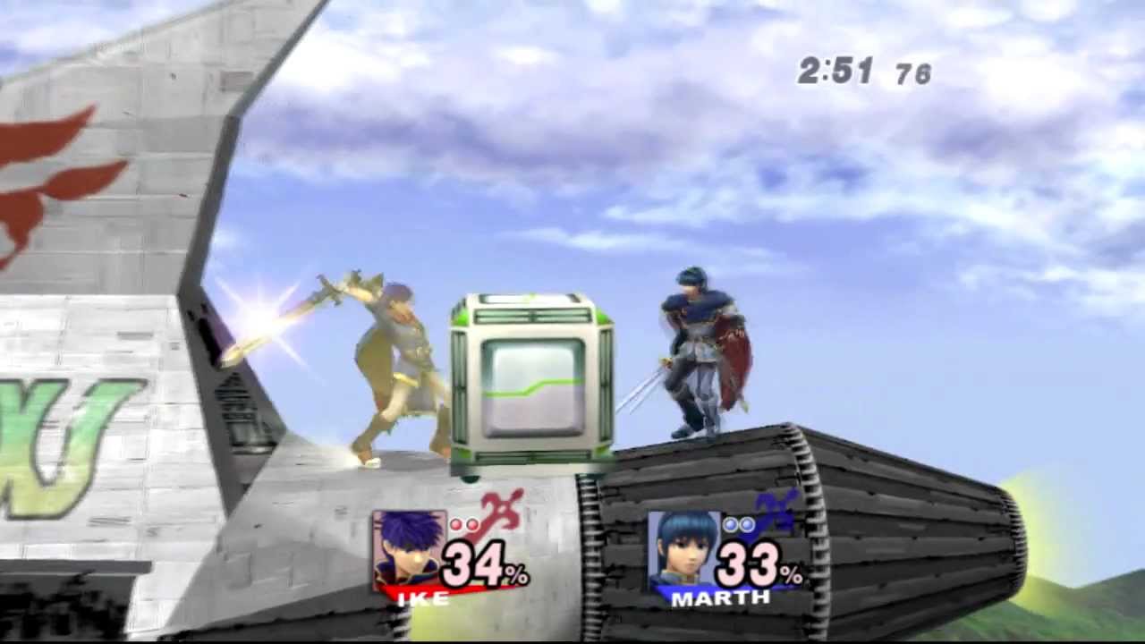 SSBB TAS Ike vs Marth