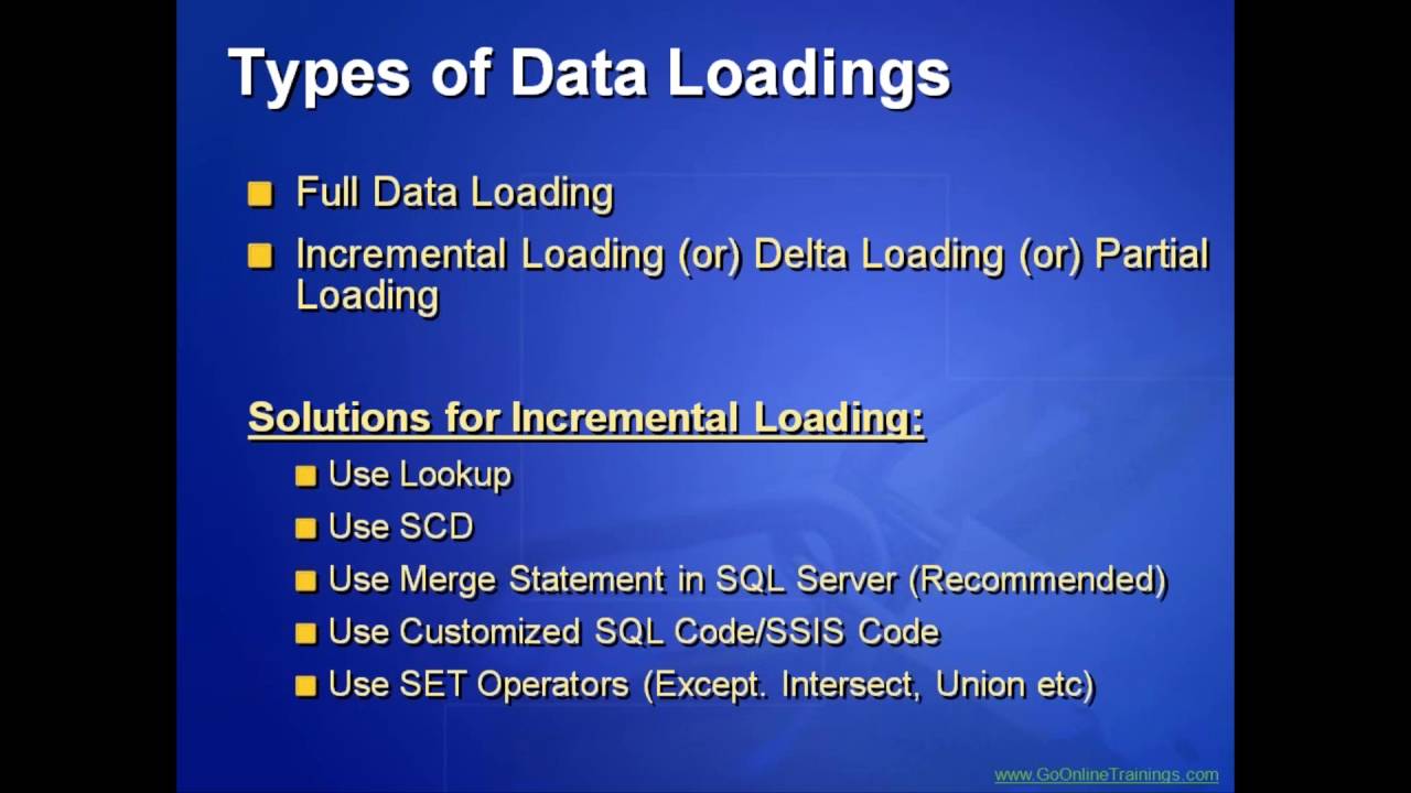 SSIS Part10 - Incremental Loading using Lookup