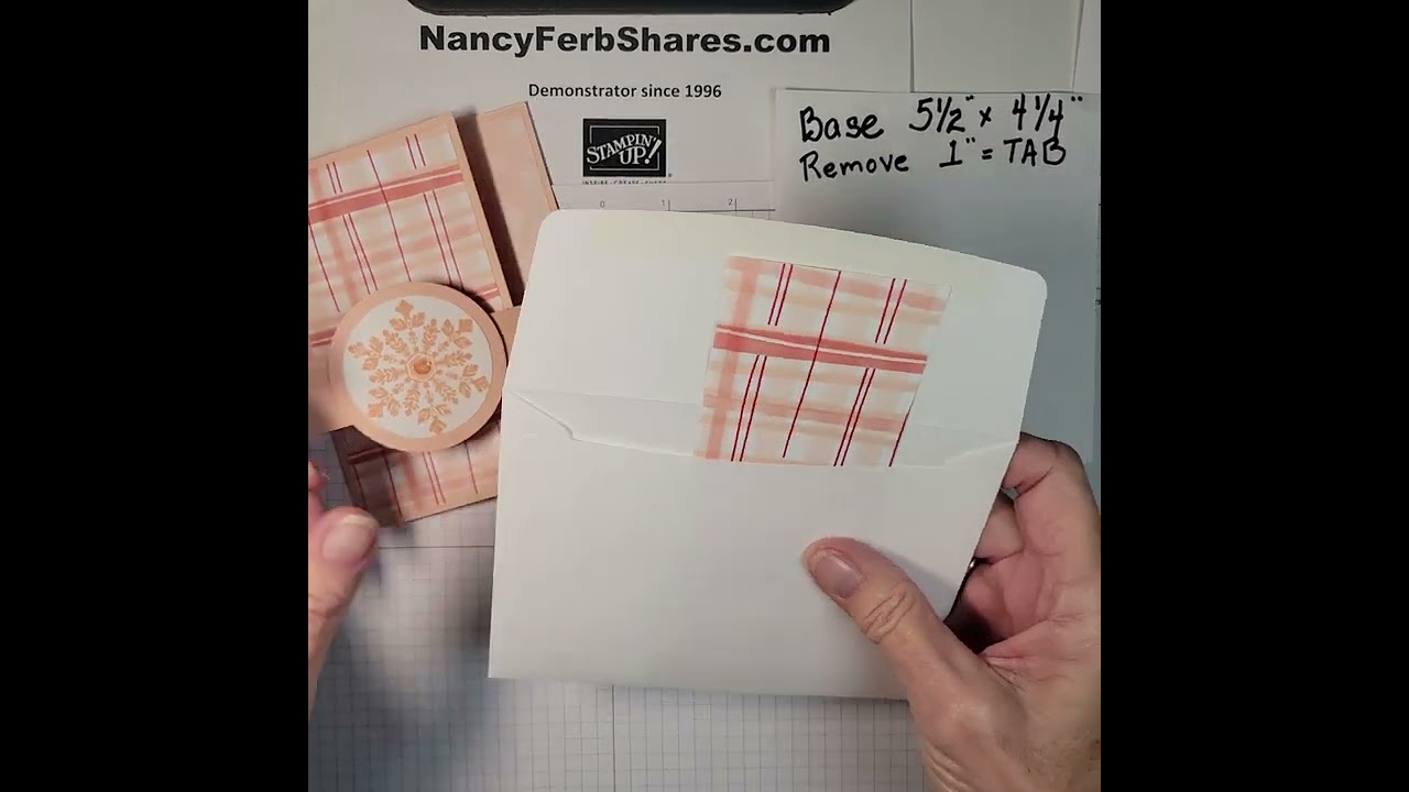 How to make a Fancy Fold TAB Card