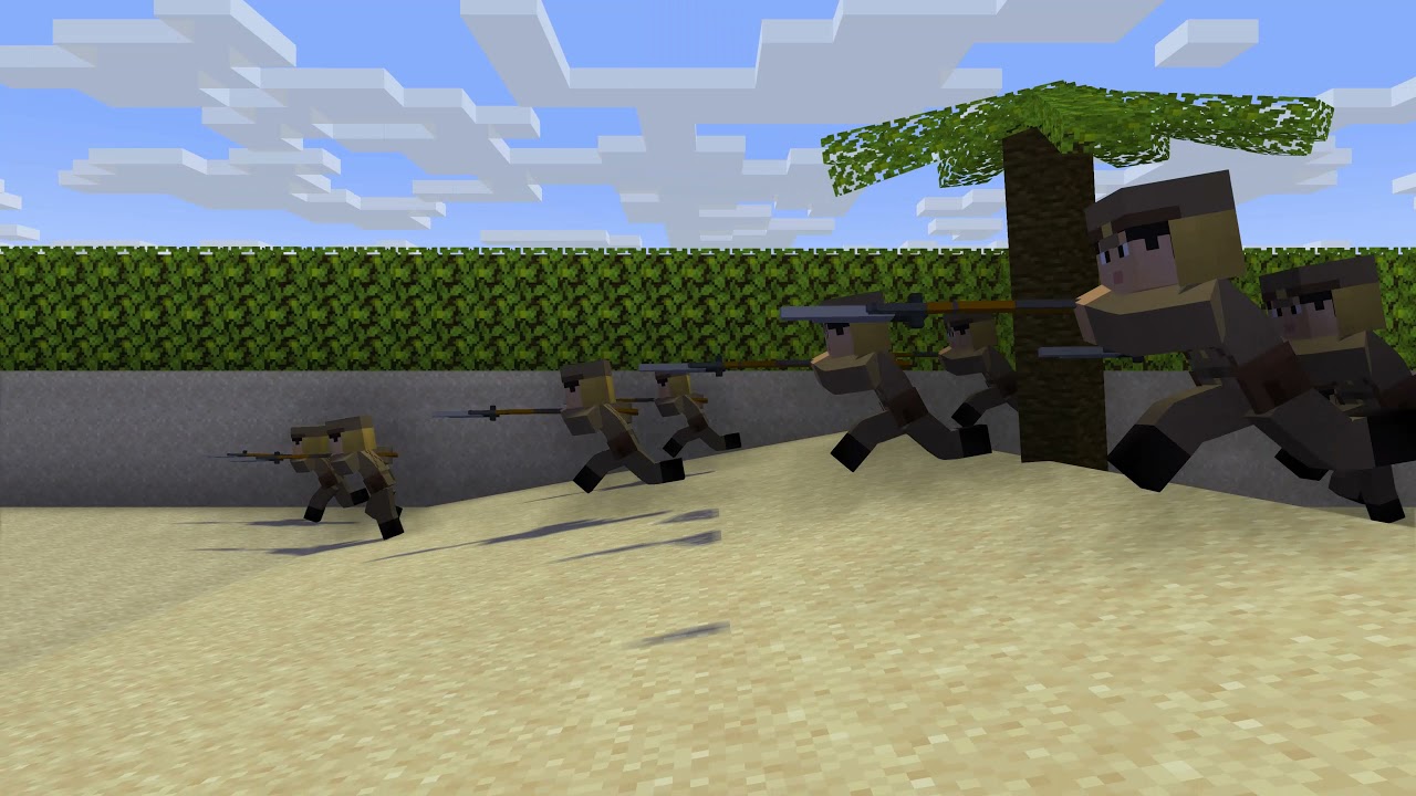 Minecraft Banzai Charge (Minecraft Animation)