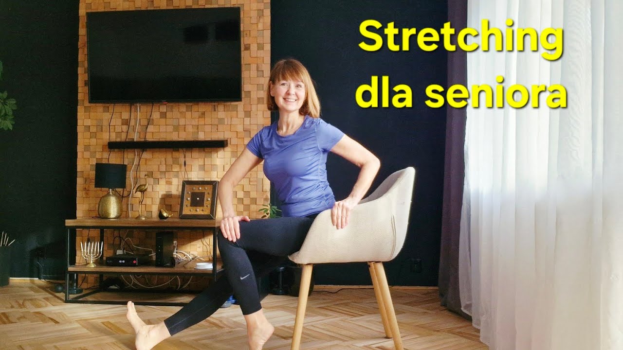 Aktywny senior - przyjemne rozciąganie.