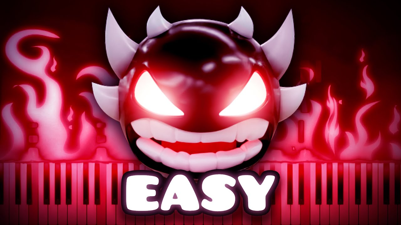 GRIEF - Geometry Dash | EASY Piano Tutorial