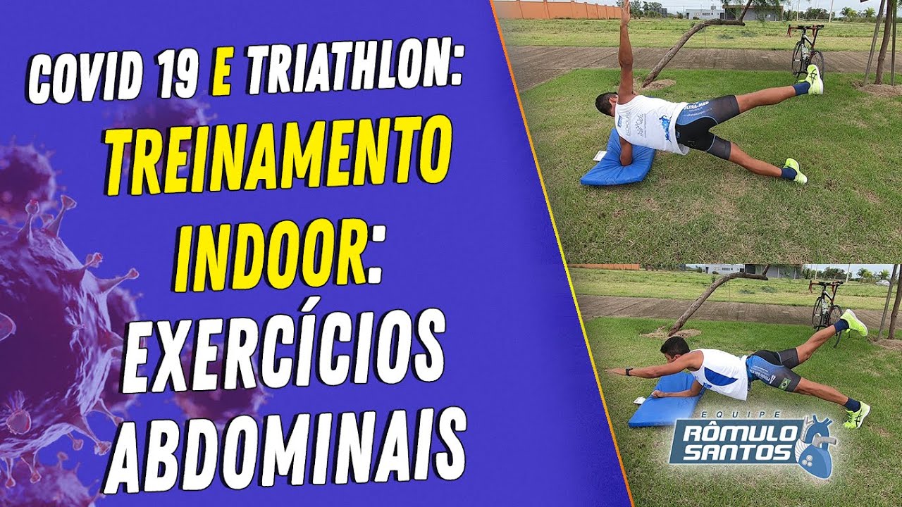 TREINAMENTO INDOOR  TRIATHLON  - EXERCÍCIOS ABDOMINAIS