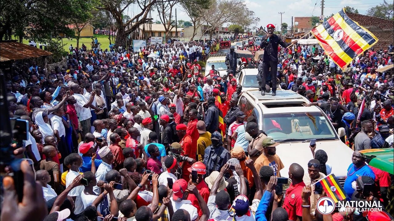 Bobi Wine Welcomed Like a King in Manafwa — Massive Crowd Erupts on Arrival