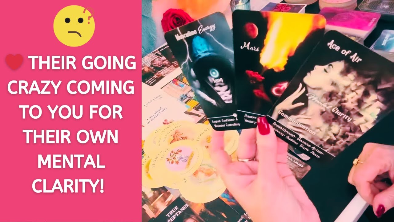 ❤️ THEY’RE GOING CRAZY COMING TO YOU FOR THEIR OWN MENTAL CLARITY! #tarot #love #soulmate #psychic