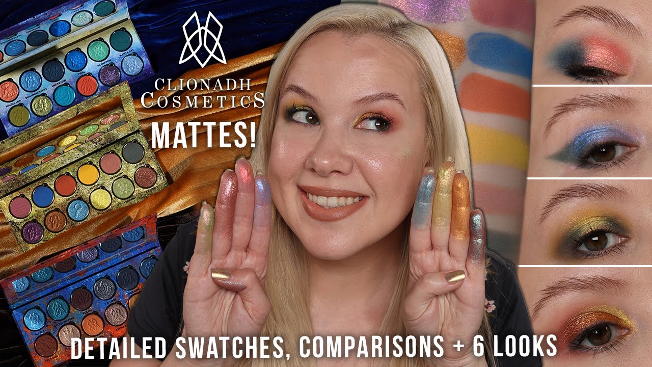 Палетки Archeo, Paleo и Oceano от Clionadh Cosmetics! Подробные свотчи, сравнения + 6 образов