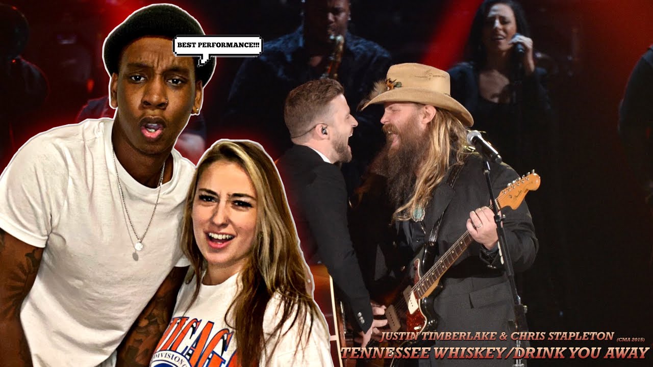 Крис Стэплтон и Джастин Тимберлейк — Tennessee Whiskey / Drink You Away (CMAs 2015) РЕАКЦИЯ