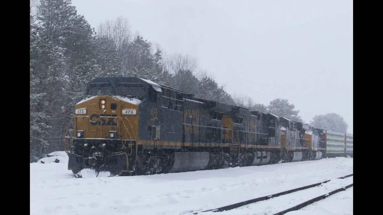 [4K] M427 on a Snowy Day in Ayer