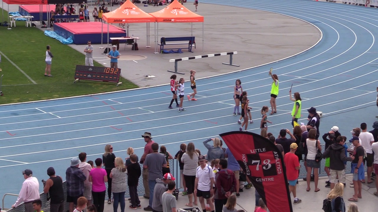 2017 STATE TRACK & FIELD CHAMPIONSHIPS: GIRLS U9 70M FINAL // LAVicTV
