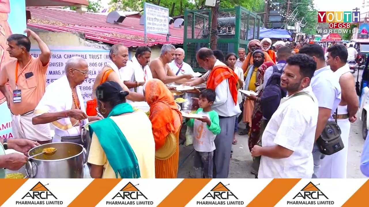 Annadana Seva  at Vyas Ashram, Haridwar During Janma Shatabdi Aradhana Mahotsava | 11-04-2025