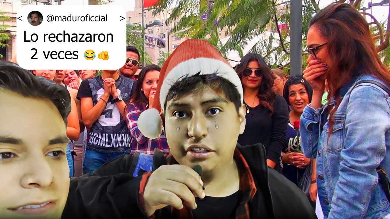 ME RECHAZAN 2 VECES EN NAVIDAD 😭 / MI PRIMER VIDEO