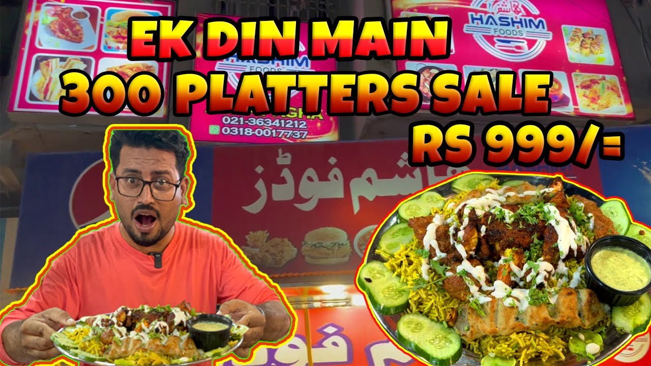 HASHIM FOODS | Rs 999 Main Sabse Sasti Deal | Platters Ki Itni Sari Deals | MANDI PLATTER | BBQ Rice