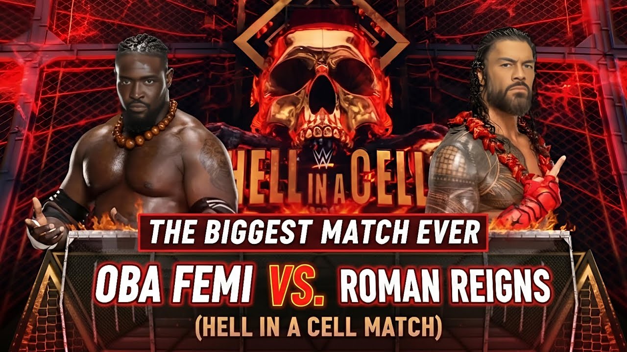 OBA FEMI vs ROMAN REIGNS 💥 WWE Dream Match Gameplay | Who Will Dominate?