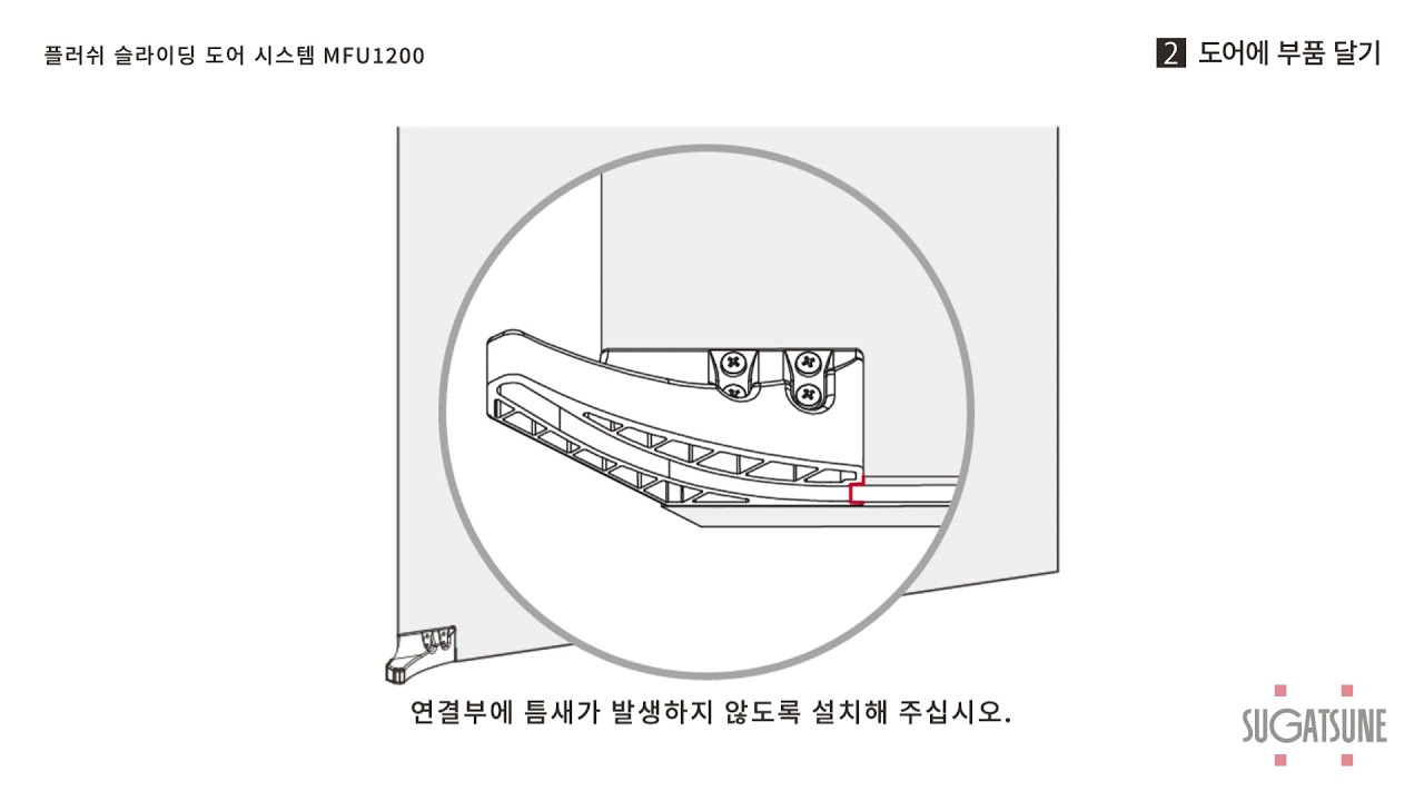 FLUSH SLIDING DOOR SYSTEM Two-Way Damper MFU1200