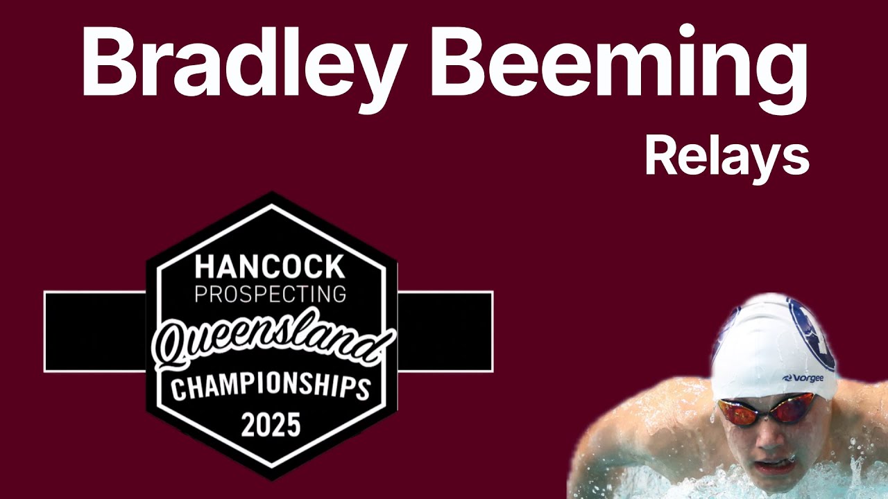 Relays - Queensland States (13 Dec 2025) - Bradley Beeming #swimming