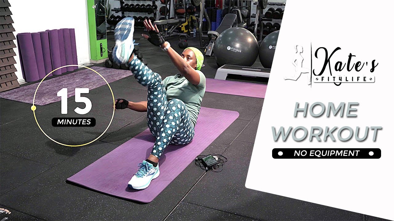 Easy to do Home Workout in 15 Minutes with Kate Henshaw | 6 Exercises with stretches & Warm up