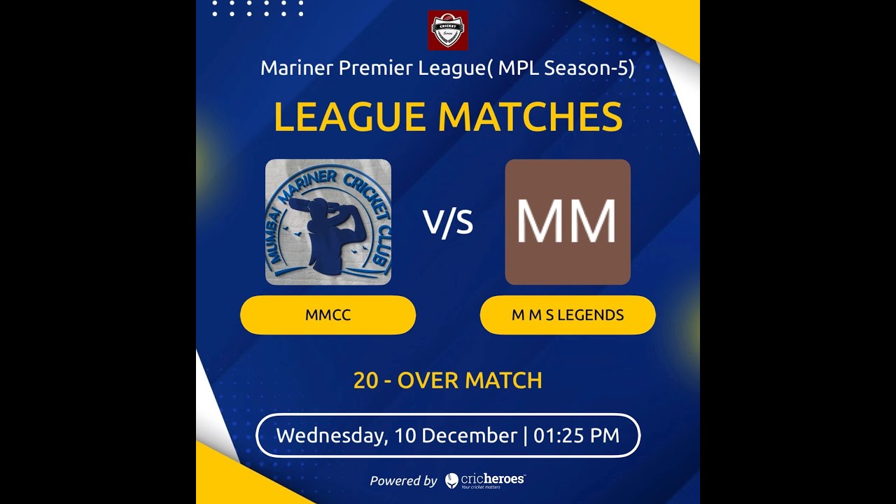 🔴 ( LIVE ) //G-3🏆OSM THOME XI vs PITCH PIRATES || Mariner Premier League🏆  || MATCH-21
