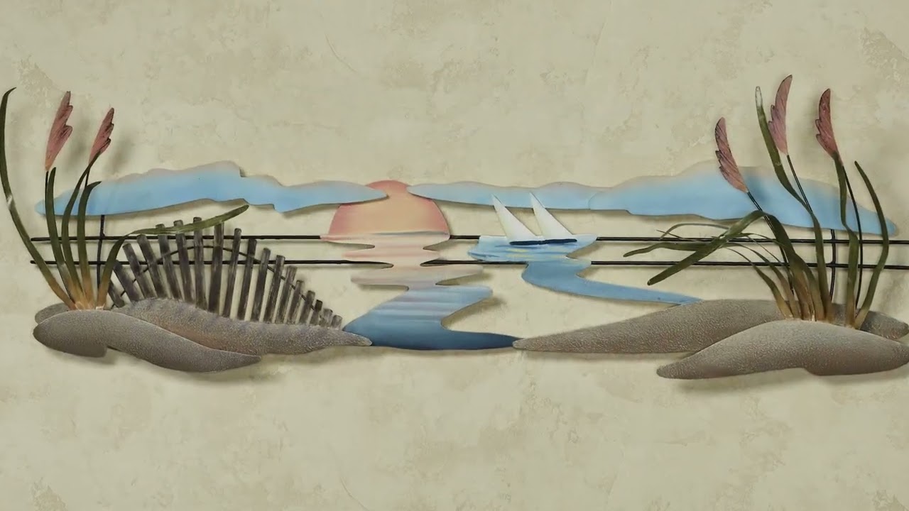 Sand Dunes Coastal Indoor Outdoor Metal Wall Art