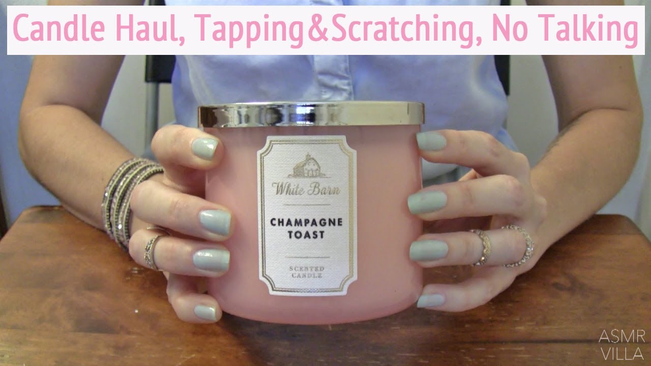 ASMR * Theme: Candle Haul * Tapping & Scratching * Fast Tapping * No Talking * ASMRVilla