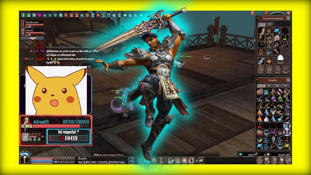 METIN2 RO - WAR AURA VS HYDRA/METINE/SUVERAN - DMG WOW