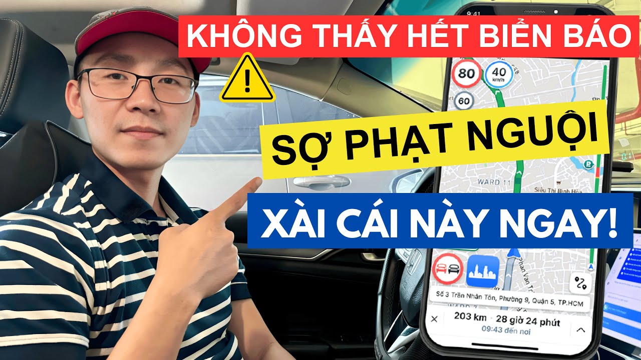 Ai Lái Xe Mà Không Để Ý Được Hết Biển Báo, Sợ Camera Phạt Nguội Thì Dùng Cái Này Nha.