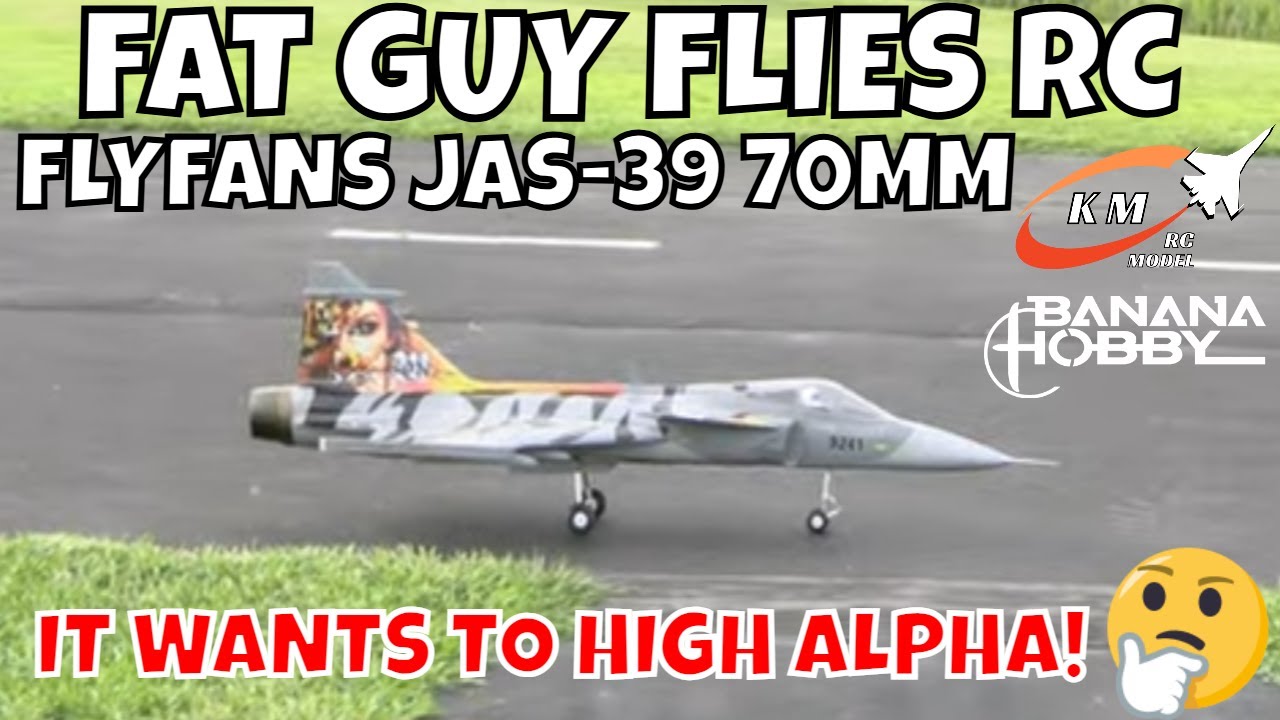 Fly Fans 70MM Czech JAS-39 EASY HIGH ALPHA! by FGFRC 