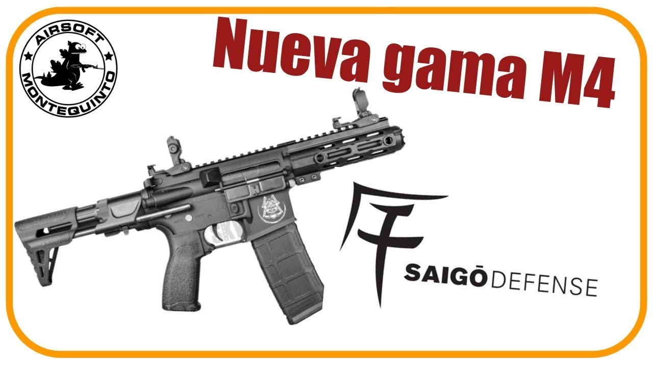 Nuevos modelos de M4 SAIGO DEFENSE: Review de la nueva gama y apertura de gearbox.