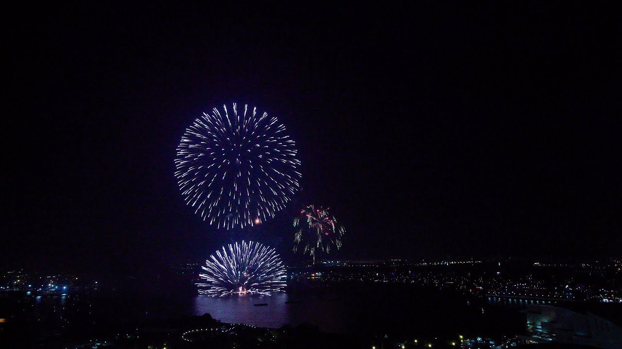 みなとみらいスマートフェスティバル2025「スカイシンフォニーinヨコハマ」　- 花火：fireworks -　[4K] (2025年8月4日)