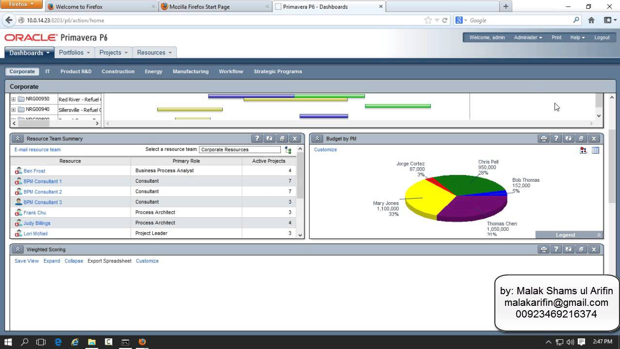 PrimaveraP6 EPPM and Primavera Unifier 15.1 Installation