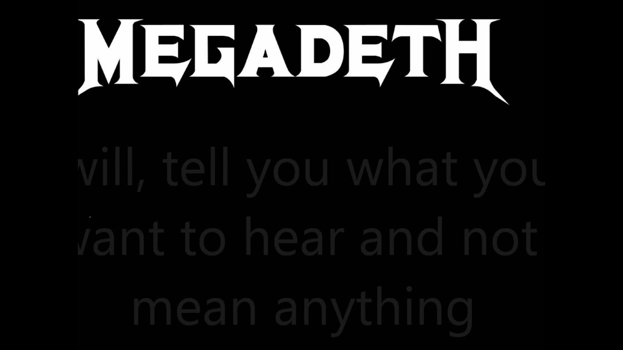 The scorpion Megadeth Lyrics
