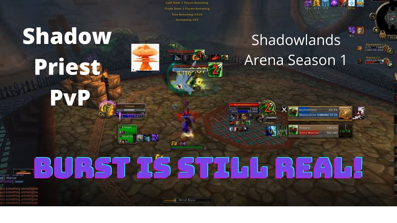 Shadow Priest PvP Montage | Shadowlands Season 1 Arena | BURST IS STILL INSANE!