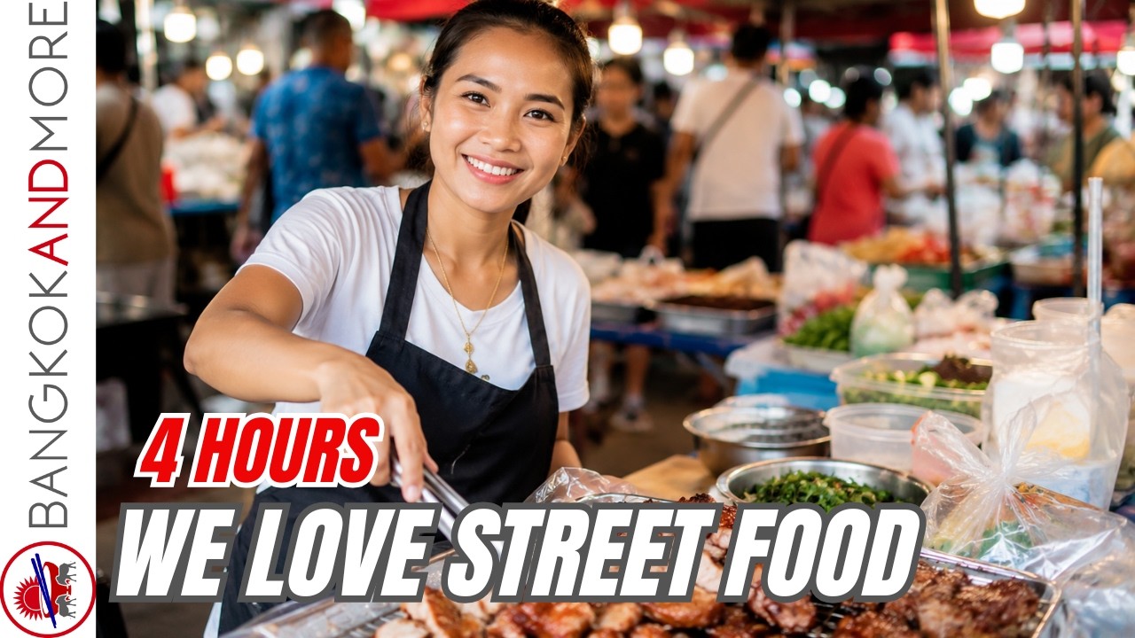 We All Love Thai Street Food 🇹🇭 | 4 Hours Mix From All Over Thailand