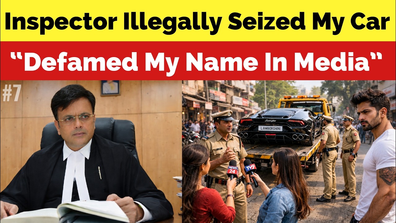 Illegally Seized My Lamborghini And Defamed My Name In Media | Officer Suspended ?