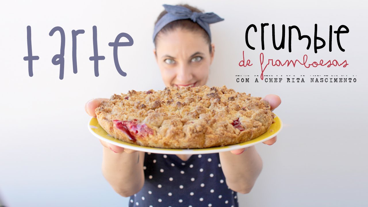 Tarte Crumble de Framboesa