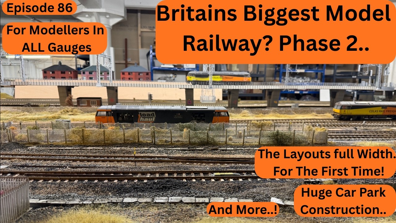 Britain's Biggest Model Railway? Phase 2..Revealing The Layouts True Width For The First Time..!