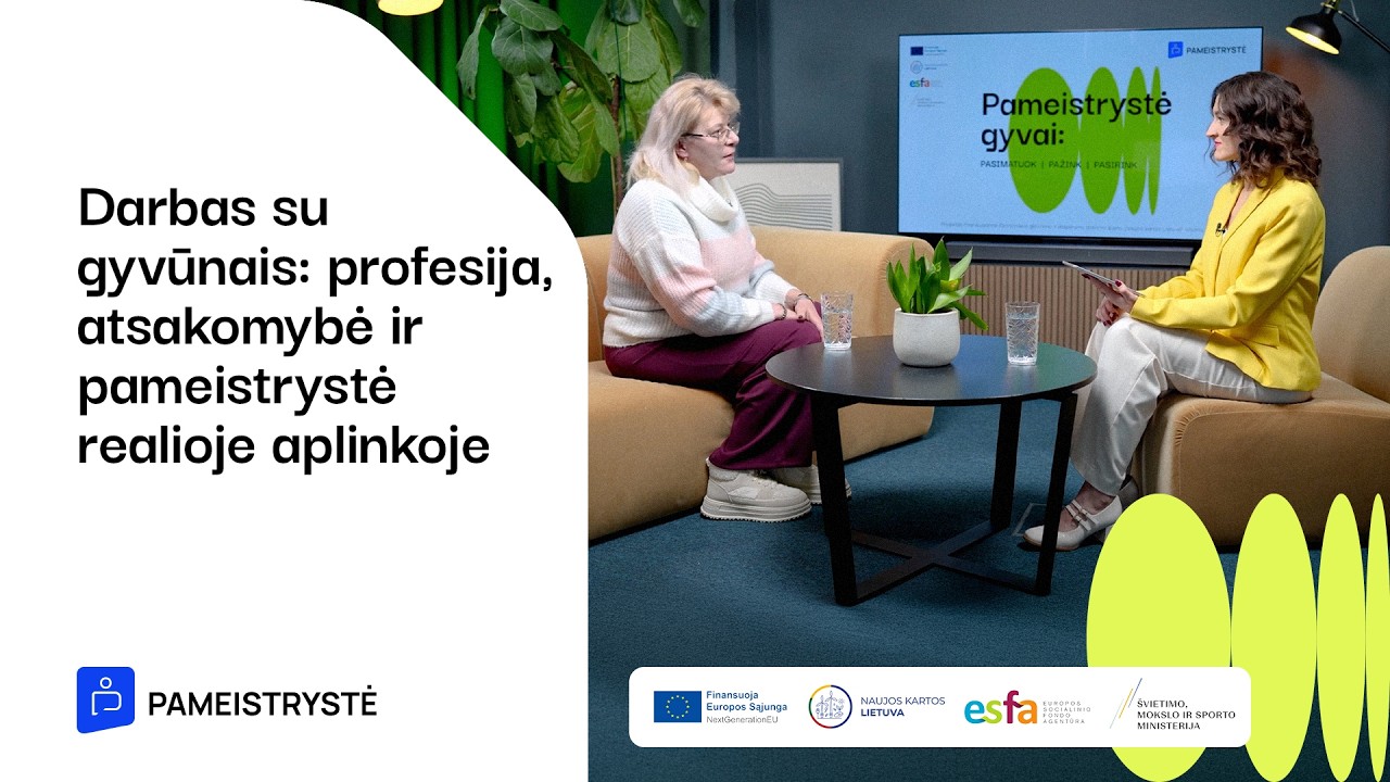 Darbas su gyvūnais: atsakomybė ir pameistrystė realioje aplinkoje  | Pameistrystė gyvai #16