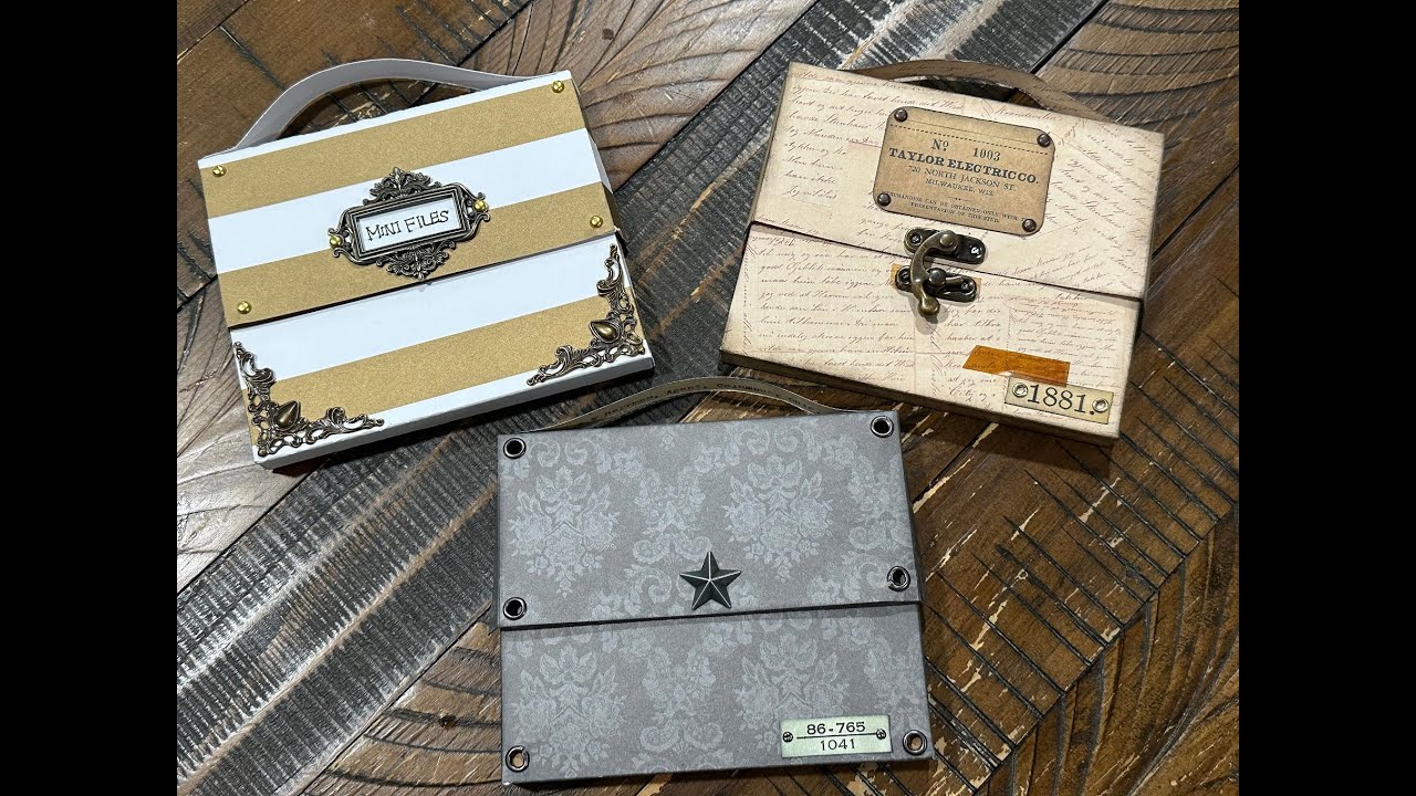 Craft With Me - Mini File Folder Briefcase