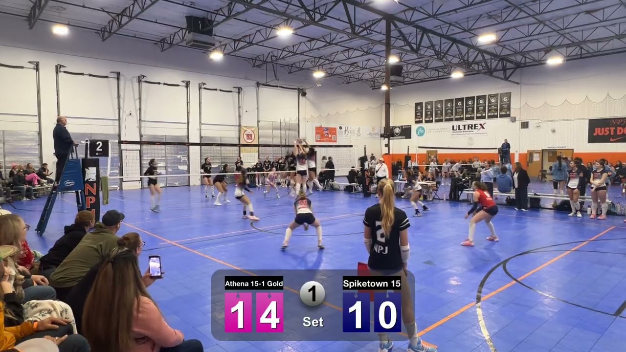Power League #1 Pool Play: Spiketown 15 v Athena 15-1 Gold Set 1
