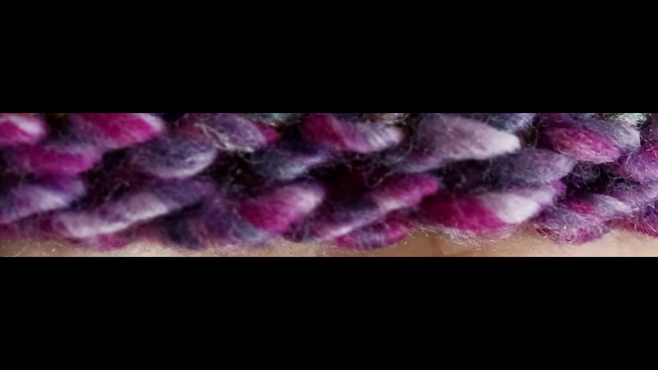 Curvy Wave Cast On Loom Knit