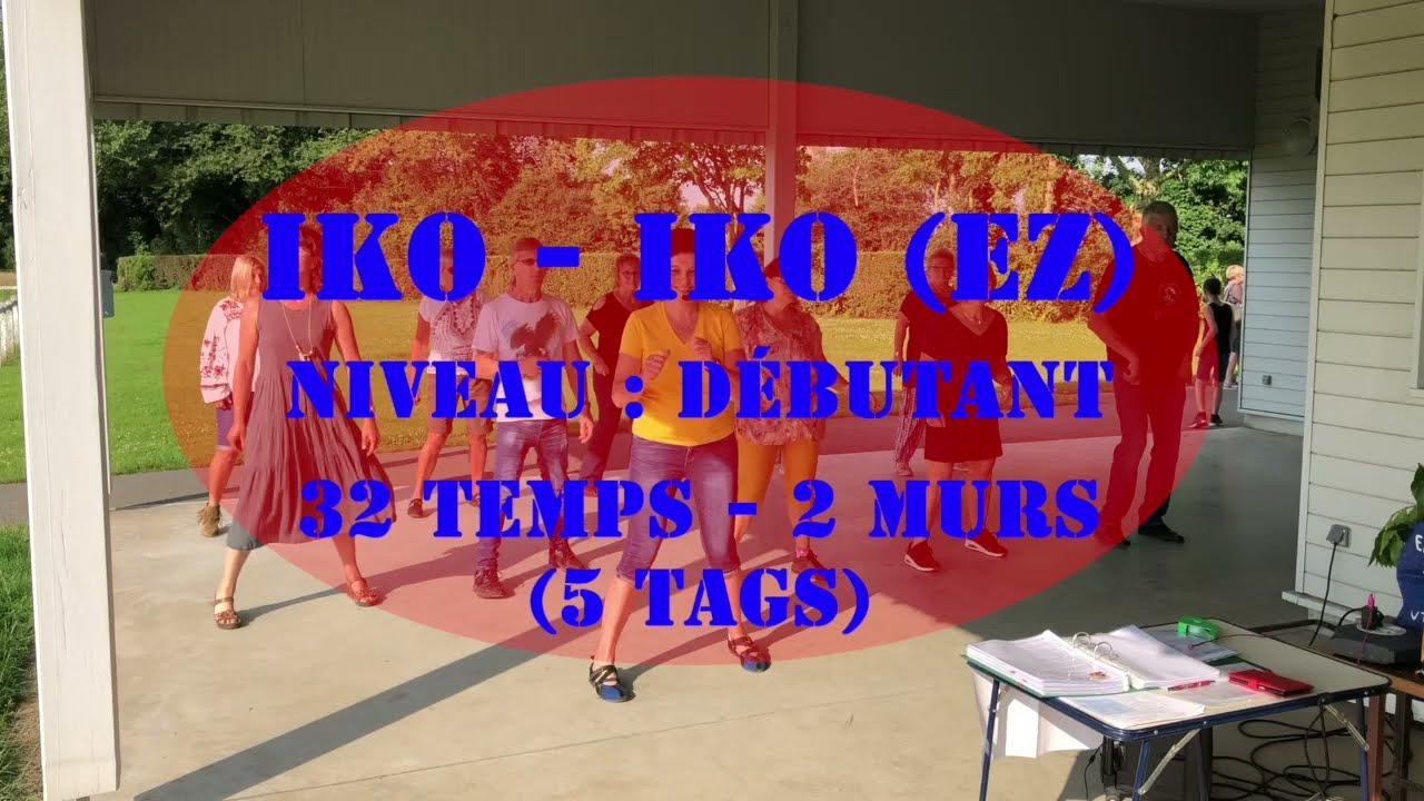 Danse debout en ligne : Iko IKO EZ : Talmas 2021