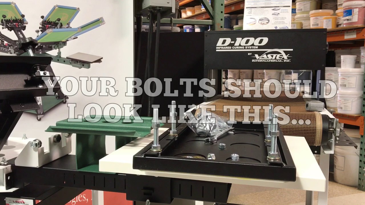 Screen Printing Pallet Assembly Instructions Vastex V2000HD
