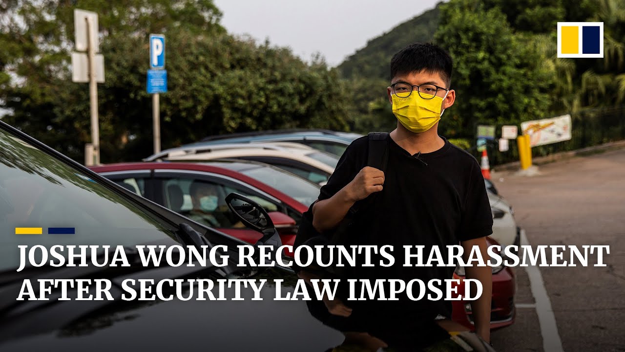 Hong Kong activist Joshua Wong recounts harassment after national security law imposed