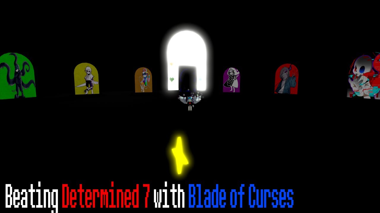 Победа над Defined 7 с помощью The Blade of Curses! | Roblox
